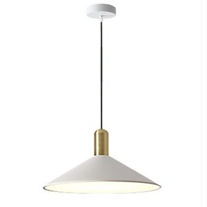 KCO Lighting Modern Cone Pendant Lighting White and Gold Pendant Light Kitchen